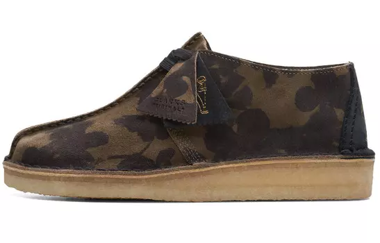 Кроссовки clarks Originals Lifestyle Shoes Women's Low-top Brown, черный/коричневый