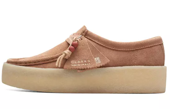 Кроссовки clarks Originals Skateboarding Shoes Women's Low-top Meat Pink, цвет Meat pink 261732524