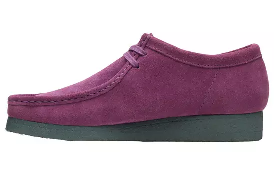 Кроссовки clarks Originals Wallabee Boot Purple Green, фиолетовый