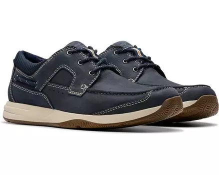 Кроссовки Clarks Sailview Lace, цвет Navy Nubuck