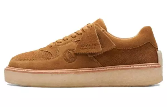 Кроссовки clarks Skateboarding Shoes Men Low-top Brown, коричневый