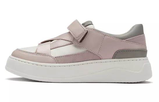 Кроссовки clarks Skateboarding Shoes Women's Low-top, розовый