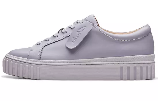 Кроссовки clarks Skateboarding Shoes Women's Low-top Purple, фиолетовый