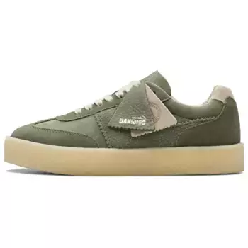 Кроссовки clarks Skateboarding Shoes Women's Low-top Khaki/green, хаки/зеленый