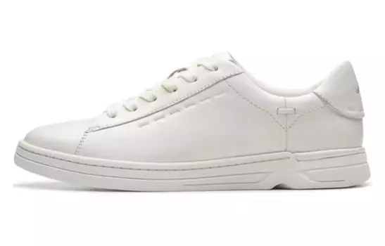 Кроссовки clarks Skateboarding Shoes Women's Low-top White, белый