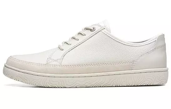 Кроссовки clarks Stylish Skateboarding Shoes Men Low-top White, белый