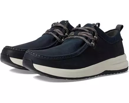 Кроссовки Clarks Wellman Moc, цвет Navy Leather
