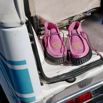 Кроссовки Clarks X Bisous Originals Torhill Hi Clarks Originals, розовый