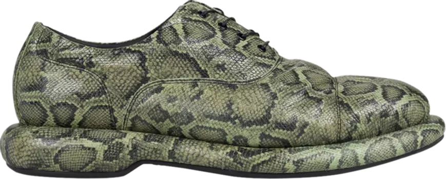 Кроссовки Clarks x Martine Rose Concept Oxford 'Green', зеленый