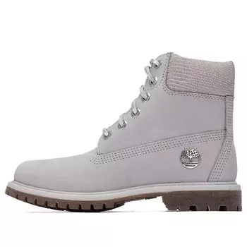 Кроссовки classic 6 inch premium 'light grey' Timberland, серебряный