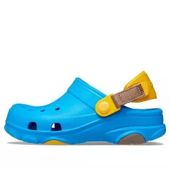 Кроссовки classic all terrain clogs 'blue yellow' Crocs, синий