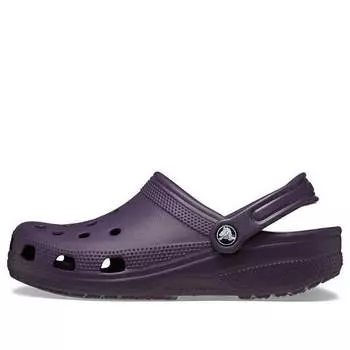 Кроссовки classic clogs 'dark iris' Crocs, фиолетовый