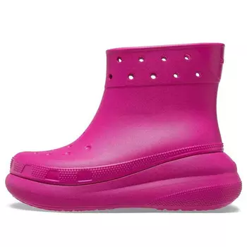 Кроссовки classic crush boots 'fuchsia fun' Crocs, фуксия