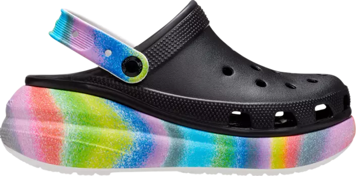 Кроссовки Classic Crush Clog 'Spray Dye', черный
