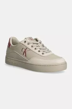 Кроссовки CLASSIC CUPSOLE LOW MG LTH Calvin Klein Jeans, бежевый