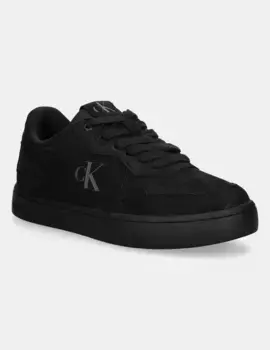 Кроссовки CLASSIC CUPSOLE WAVE MG CS из нубука Calvin Klein Jeans, черный