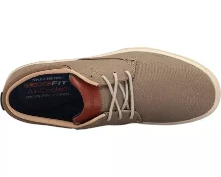 Кроссовки Classic Fit Porter - Zevelo SKECHERS, холст цвета хаки