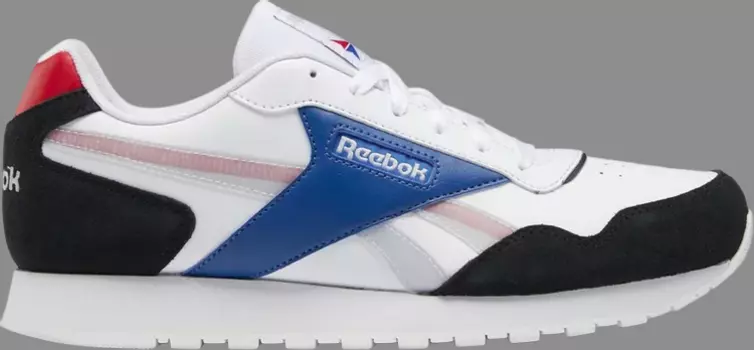 Кроссовки classic harman run 'white blue red' Reebok, белый