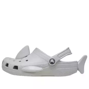Кроссовки classic i am shark clogs 'grey' Crocs, серый