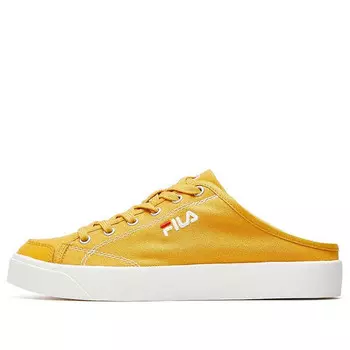 Кроссовки classic kicks mule canvas shoes yellow Fila, желтый