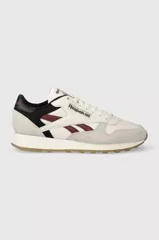 Кроссовки Classic Кожаные Reebok, серый