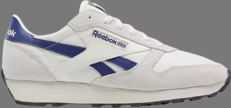 Кроссовки classic leather az 'chalk deep cobalt' Reebok, белый