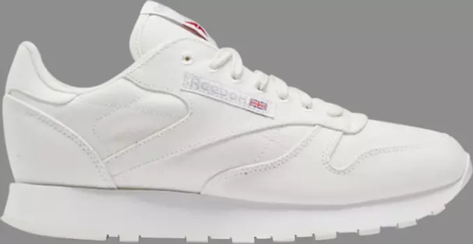 Кроссовки classic leather grow 'chalk' Reebok, пломбир