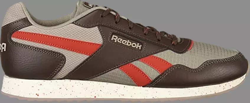 Кроссовки classic leather harman tl rpl 'beach stone mason red' Reebok, коричневый