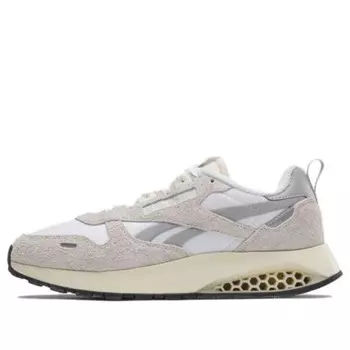 Кроссовки classic leather hexalite 'white pure grey' Reebok, белый