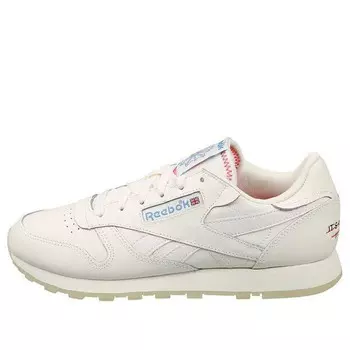 Кроссовки classic leather 'it's a man's world' Reebok, белый