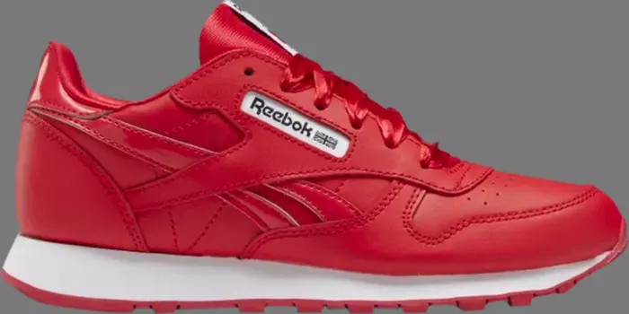 Кроссовки classic leather j 'vector red' Reebok, красный