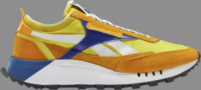 Кроссовки classic leather legacy 'collegiate gold yellow' Reebok, желтый