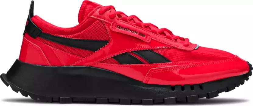 Кроссовки classic leather legacy 'street sleigh' Reebok, красный