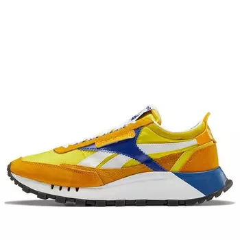 Кроссовки classic leather legacy 'collegiate gold yellow' Reebok, желтый