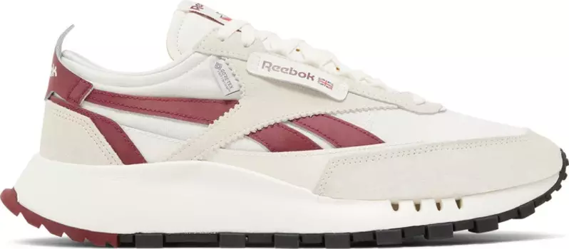 Кроссовки classic leather legacy gtx 'chalk collegiate burgundy' Reebok, красный