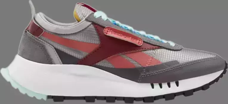 Кроссовки classic leather legacy j 'grey clay tint' Reebok, серый