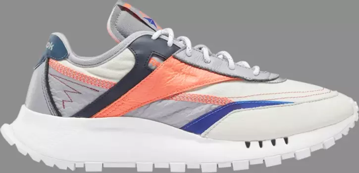 Кроссовки classic leather legacy pure 'fog orange flare' Reebok, белый