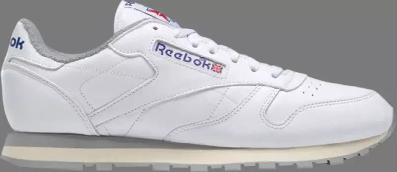 Кроссовки classic leather 'multi' Reebok, белый