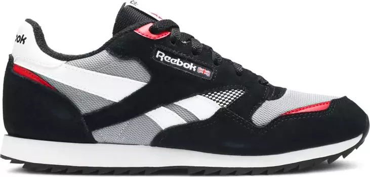 Кроссовки classic leather ps hk 'black' Reebok, черный
