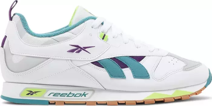 Кроссовки classic leather rc 1.0 'white regal purple' Reebok, белый