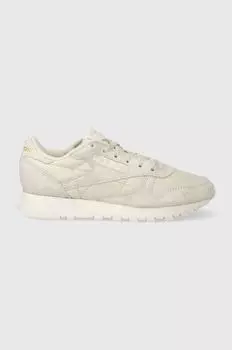 Кроссовки CLASSIC LEATHER Reebok, бежевый