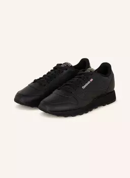 Кроссовки classic leather Reebok, черный