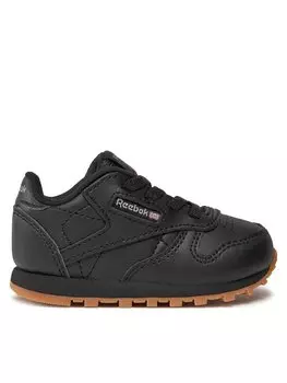 Кроссовки Classic Leather Shoes Reebok, черный