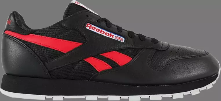Кроссовки classic leather so Reebok, черный