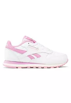 Кроссовки Classic Leather Trainers Reebok, бело-розовый