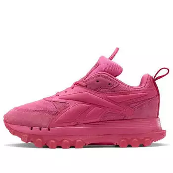 Кроссовки classic leather v2 x cardi b 'pink fusion' Reebok, розовый