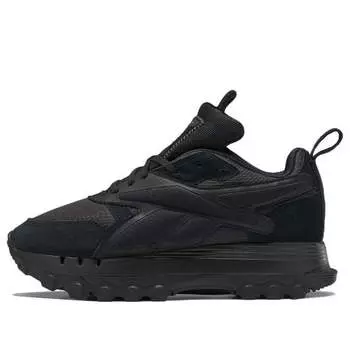 Кроссовки classic leather v2 x cardi b 'core black' Reebok, черный