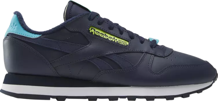 Кроссовки Classic Leather 'Vector Navy', синий