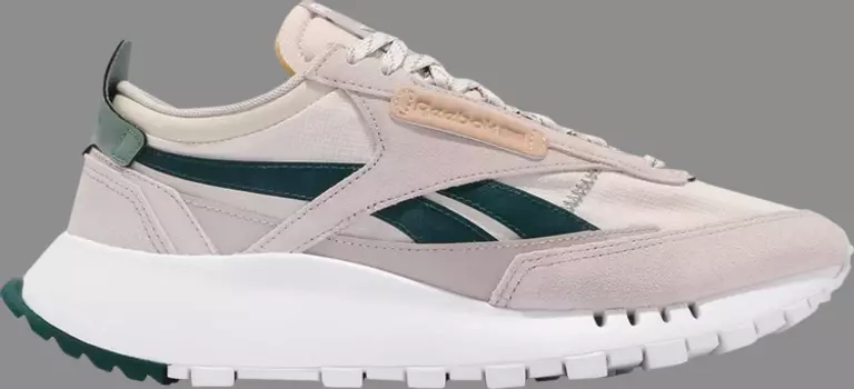 Кроссовки classic legacy 'sand stone harmony green' Reebok, пломбир