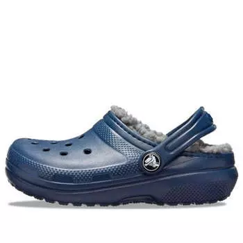 Кроссовки classic lined glitter clog 'blue' Crocs, синий